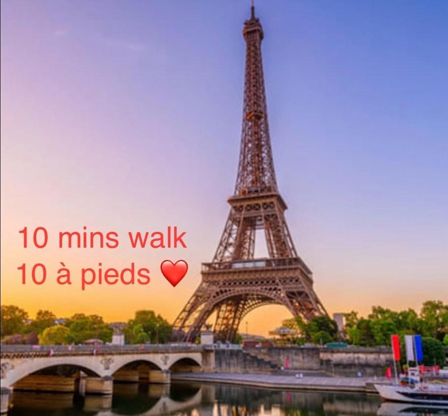 Studio 10 Mins Walk Eiffel Tower, Paris 16 Exteriér fotografie